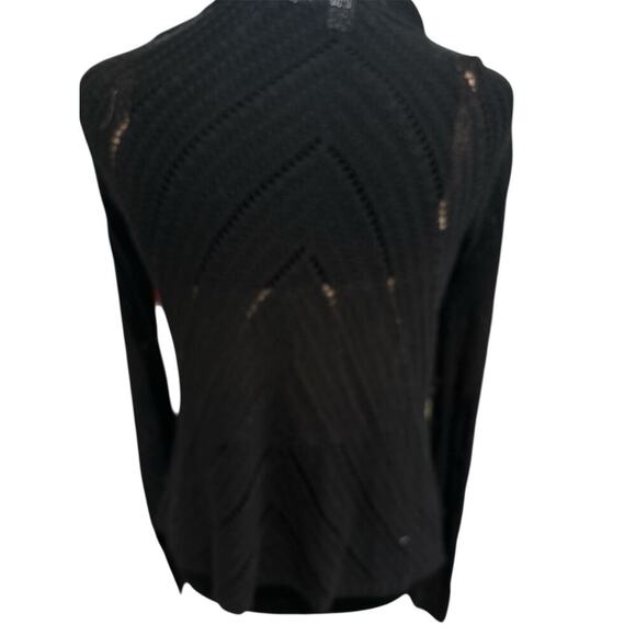 Knit Minded Black Knit Cardigan – Size Large – EUC - Picture 3 of 4